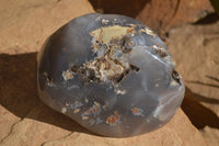 Polished Amethyst Agate Geodes x 2 From Madagascar