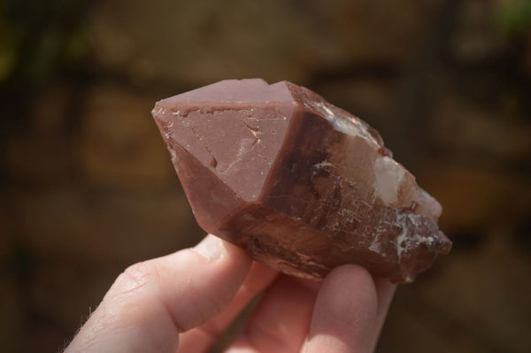 Natural Red Hematoid Quartz Specimens x 12 From Karoi, Zimbabwe