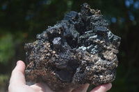 Natural Schorl Black Tourmaline & Smokey Quartz Specimens With Hyalite Opal x 2 From Erongo Mountains, Namibia - TopRock