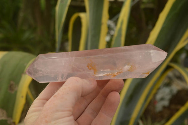 Polished Gemmy Double Terminated Rose Quartz Crystals  x 3 From Ambatondrazaka, Madagascar - TopRock