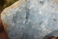 Natural Blue Celestite Crystal Specimens  x 2 From Sakoany, Madagascar