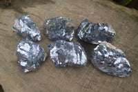 Natural Rare Silver Lead Galena Specimens  x 6 From Kaokoveld, Namibia - Toprock Gemstones and Minerals 