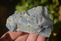 Natural Sky Blue Calcite Specimens With Hematite Spots  x 12 From Spitzkoppe, Namibia - Toprock Gemstones and Minerals 