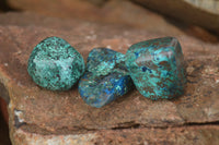 Polished  Small Shattuckite Hand Made Free Forms  - Sold per 350 g - From Congo - TopRock