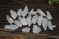 Natural Single Clear Quartz Crystals  x 22 From Zambia - Toprock Gemstones and Minerals 