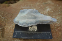 Natural Etched Blue Chalcedony Specimens  x 12 From Nsanje, Malawi