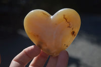 Polished Stunning Selection Of Agate Hearts x 6 From Madagascar