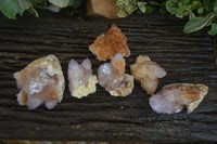 Natural Mixed Spirit Quartz Specimens  x 6 From Boekenhouthoek, South Africa - Toprock Gemstones and Minerals 