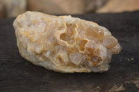 Natural Limonite Quartz Clusters x 3 From Solwezi, Zambia