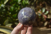 Polished Purple Lepidolite With Rubellite Spheres  x 4 From Madagascar