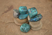 Polished  Small Shattuckite Hand Made Free Forms  - Sold per 350 g - From Congo - TopRock