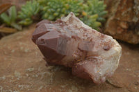 Natural Red Hematoid Quartz Specimens x 2 From Karoi, Zimbabwe - TopRock