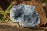 Natural Blue Celestite Crystal Specimens  x 2 From Sakoany, Madagascar