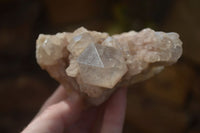 Natural Cascading Smokey Quartz Clusters x 3 From Luena, Congo