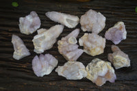 Natural Spirit Amethyst Spirit Quartz Clusters  x 12 From Southern Africa - Toprock Gemstones and Minerals 