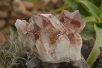 Natural Red Hematoid Quartz Specimens x 2 From Karoi, Zimbabwe - TopRock