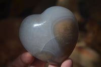 Polished Stunning Selection Of Agate Hearts x 6 From Madagascar