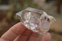 Natural Gorgeous Clear / Smokey Window Brandberg Quartz Crystals x 12 From Brandberg, Namibia