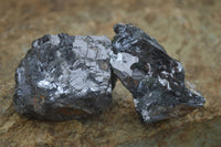 Natural Rare Silver Lead Galena Specimens  x 6 From Kaokoveld, Namibia - Toprock Gemstones and Minerals 