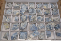 Natural New Sky Blue Calcite Specimens  x 35 From Spitzkop, Namibia