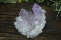 Natural Jacaranda Amethyst Clusters  x 3 From Mumbwa, Zambia - Toprock Gemstones and Minerals 