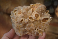 Natural Limonite Quartz Clusters x 3 From Solwezi, Zambia