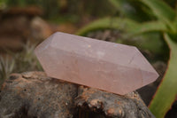 Polished Double Terminated Pink Rose Quartz Points  x 4 From Ambatondrazaka, Madagascar - TopRock