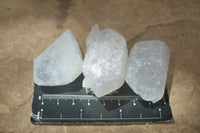 Natural Single Clear Quartz Crystals  x 22 From Zambia - Toprock Gemstones and Minerals 