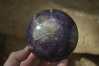 Polished Purple Lepidolite Spheres  x 2 From Madagascar