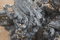 Natural Schorl Black Tourmaline & Smokey Quartz Specimens With Hyalite Opal x 2 From Erongo Mountains, Namibia - TopRock