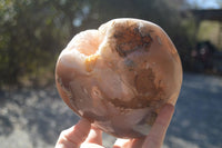 Polished Amethyst Agate Geodes x 2 From Madagascar