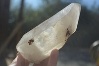 Polished Double Terminated Smokey Quartz Crystals  x 3 From Madagascar