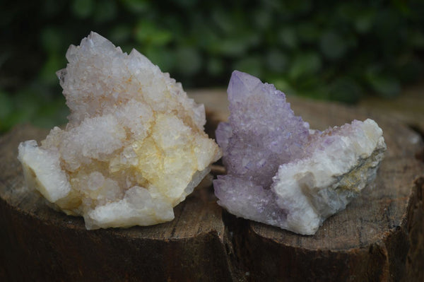 Natural Spirit Amethyst Spirit Quartz Clusters  x 12 From Southern Africa - Toprock Gemstones and Minerals 