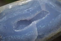 Polished Blue Lace Agate Standing Free Forms  x 3 From Nsanje, Malawi - Toprock Gemstones and Minerals 