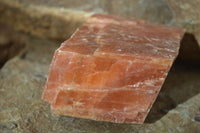 Natural New Sunset Orange Calcite Specimens  x 3 From Spitzkop, Namibia