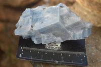 Natural New Sky Blue Calcite Specimens  x 12 From Spitzkop, Namibia