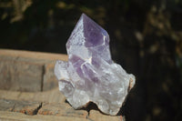 Natural Jacaranda Amethyst Clusters  x 2 From Zambia - Toprock Gemstones and Minerals 