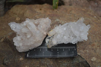 Natural Clear Quartz Clusters  x 12 From Zambia - Toprock Gemstones and Minerals 