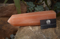 Polished Extra Large Orange Twist Calcite Tower x 1 From Maevantanana, Madagascar