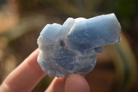 Natural New Sky Blue Calcite Specimens  x 35 From Spitzkop, Namibia