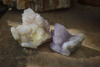 Natural Spirit Amethyst Spirit Quartz Clusters  x 12 From Southern Africa - Toprock Gemstones and Minerals 