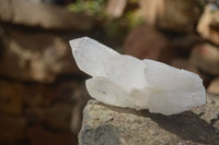 Natural Clear Quartz Clusters & Crystals  x 12 From Madagascar