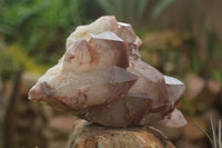 Natural Red Hematoid Quartz Specimens x 2 From Karoi, Zimbabwe - TopRock