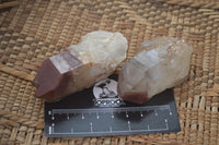 Natural Red Hematoid Quartz Specimens x 12 From Karoi, Zimbabwe