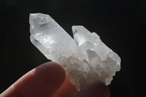 Natural Single Clear Quartz Crystals  x 22 From Zambia - Toprock Gemstones and Minerals 