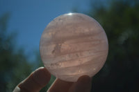 Polished Rare Star Rose Quartz Spheres x 3 From Ambatondrazaka, Madagascar - Toprock Gemstones and Minerals 