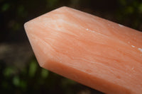 Polished Extra Large Orange Twist Calcite Tower x 1 From Maevantanana, Madagascar