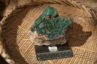 Natural Crystalline Malachite Specimens  x 2 From Congo