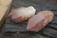 Natural Red Hematoid Quartz Specimens x 12 From Karoi, Zimbabwe