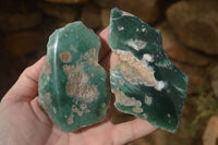 Polished One Side Polished Emerald Mtorolite Plates  x 6 From Zimbabwe